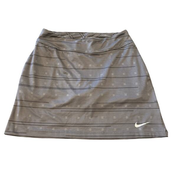 Nike Pants - Nike Dri Fit Skort XS Gray Black Striped